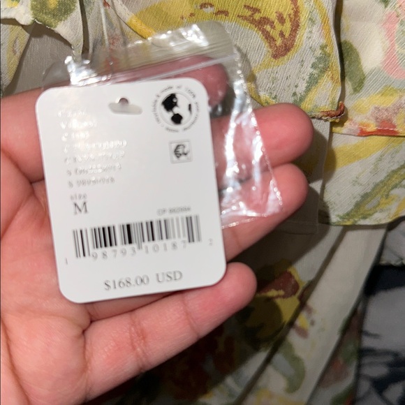 Free People Multicolor Floral Ruffle Blouse - Picture 3 of 5